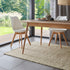Wollteppich Natur | Reine Schur-Wolle Handweb Teppich im Skandinavischen Design | Beige Meliert